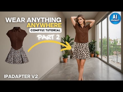 Wear Anything Anywhere using IPAdapter V2 (ComfyUI Tutorial)