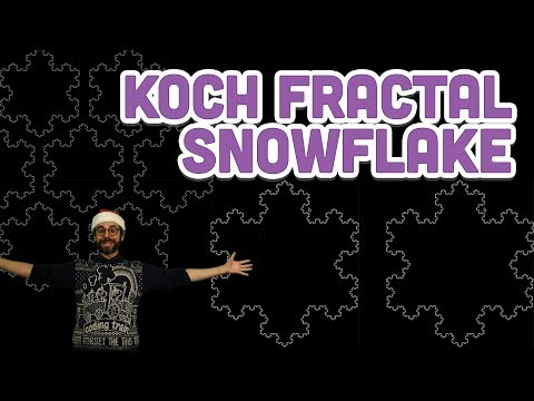 Coding Challenge #129: Koch Fractal Snowflake