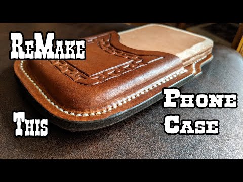 How I make block cased phone holsters