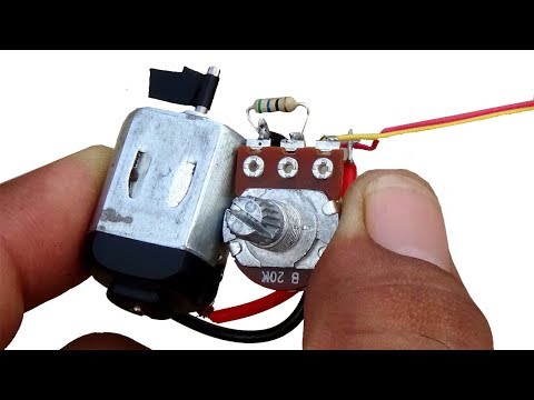 Make 5 volt DC motor speed controller-easy & simple DC motor speed controller