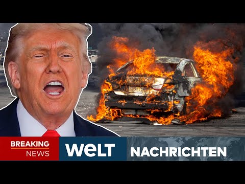 MIGRATION: Heftige Proteste in USA! Eskalation! Trump setzt Nationalgarde ein I WELT LIVESTREAM