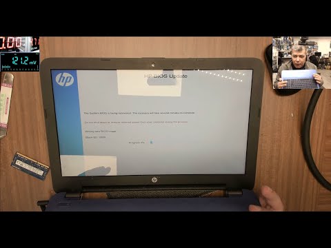 Laptop comes ON but no picture, Bios flash update guide