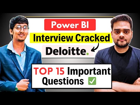 TOP 15 Power BI/SQL Interview Topics | He cracked Deloitte😲