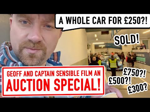Geoff and Luke visit A CAR AUCTION (Sunday Special)
