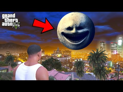 The Moon Wakes up in GTA 5 | SHINCHAN and CHOP