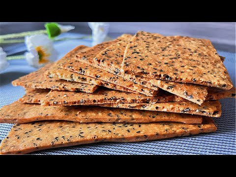 芝麻薄脆，轻轻一捏就掉渣，酥香酥香的，小学生也能轻松做出来