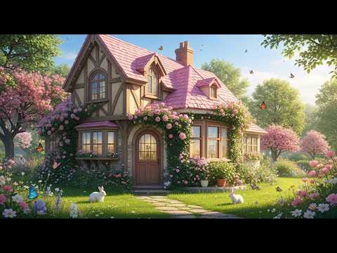 Fairytale Magical Pink Rose Cottage in an English Village (8K Tour) | Home Tour