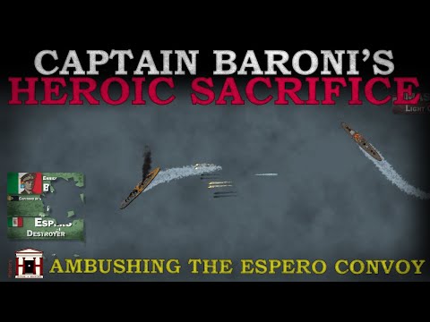 Last stand of Italian Destroyer Espero ⚓ Ambush against the Espero Convoy (Documentary)