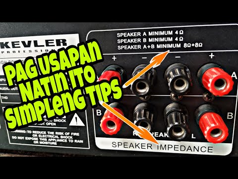 SAKURA av 739, Kevler Gx7, Speaker Impedance, anu ang ibig Sabihin nito?