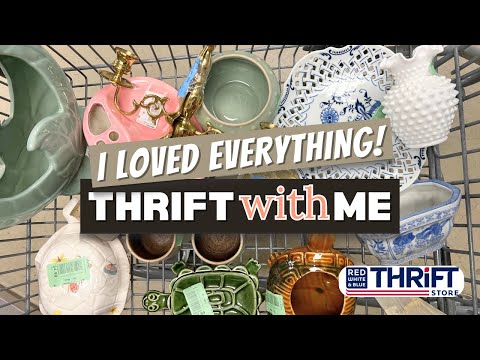 THE THRIFT CART LOOKED SO GOOD! | Vintage Home Decor Thrift With Me