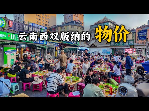 到雲南西雙版納旅行需要花多少錢？真實的物價到底什麼樣？吃一頓飯多少錢？住一個月多少錢？當地物價高還是低？如何節約西雙版納旅行各項費用Visit Xishuangbanna, Yunnan, China