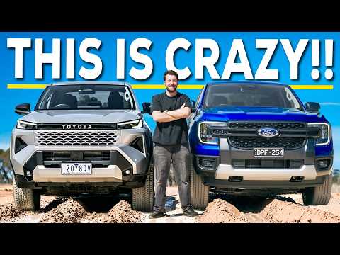 NEW Toyota HiLux VS. Ford Ranger MEGA TEST: THIS IS CRAZY!!