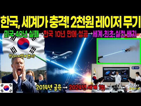 South Korea's Cheon Gwang laser weapon, the world's first to replace a deployed missile