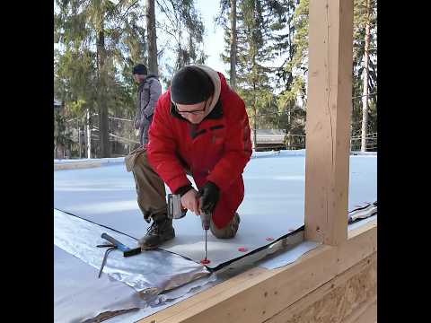 Wooden house #construction