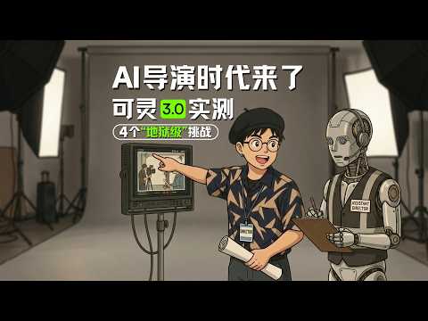 AI导演时代真的来了？可灵3.0实测