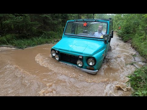 LuAZ on ATVs vs. Niva and UAZ! Preparation and comparison drive!