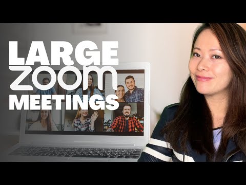 How to set up and run a large Zoom Meeting (not Webinar!) successfully