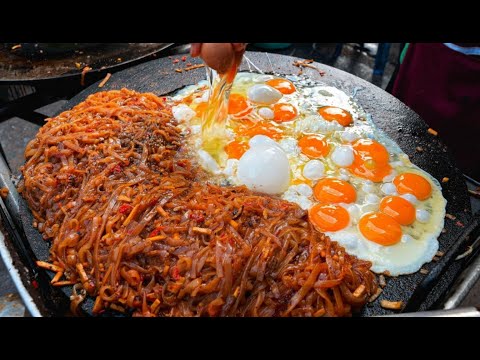 Yummy ! Pad Thai with Egg and Homemade Noodles! Asian Noodles | Asian Food