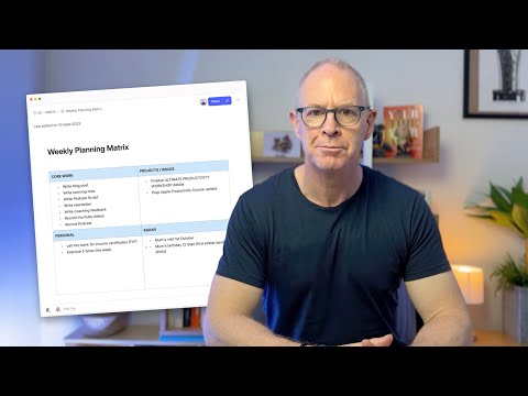 Why 97% of People FAIL at Weekly Planning (And How to Fix It)