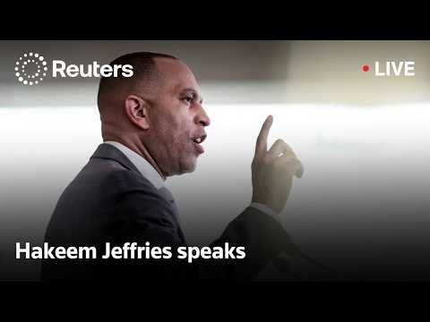 LIVE: Hakeem Jeffries speaks to reporters