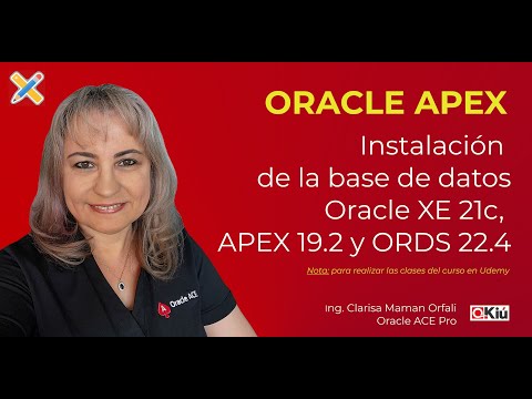 Instalación entorno de desarrollo con Oracle XE 21c,  Oracle APEX 19.2, ORDS 22.4  en Windows