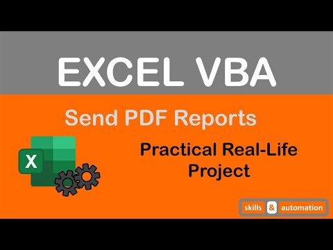 Create and Send PDF Reports Using Excel VBA || Beginner - Intermediate Project || Uni Report Cards