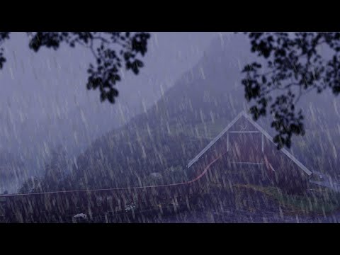 RAIN SOUND FOR SLEEPING, Relaxing Rain for Sleep and Deep Relaxation in Norway Mountain