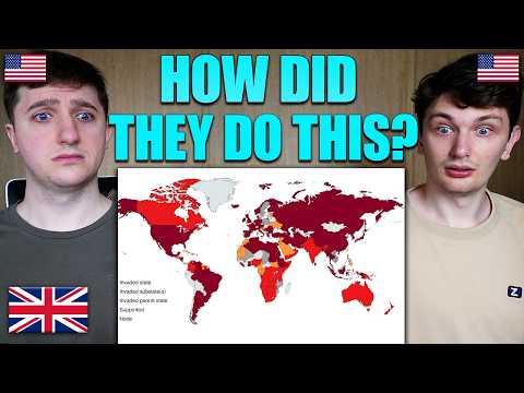 Americans React to Every Country England Has Invaded: Visualized