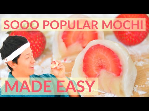Fluffy "Strawberry Daifuku", so popular and easy Japanese mochi recipe
