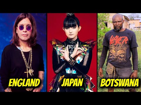 The Biggest METAL Band In EVERY Country In The World