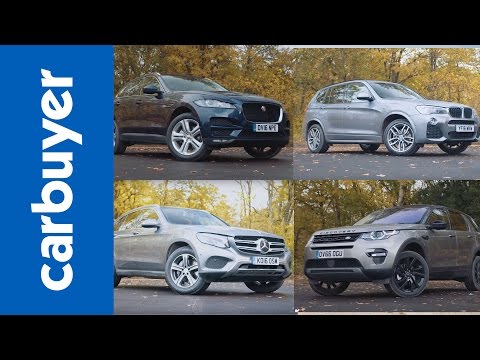 Jaguar F-Pace v BMW X3 v Mercedes GLC v Land Rover Discovery Sport - Carbuyer