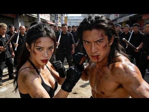 Fierce action movie: Kung Fu siblings wipe out gangsters barehanded to save dad!