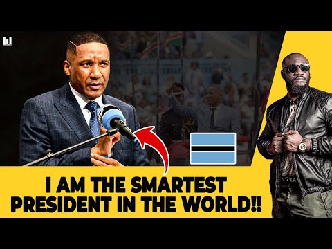 BOTSWANA ON FIRE  : THE WORLD REACTS : BOTWANA PRESIDENT  DUMA BOKO’S MESSAGE TO ALL  LEADERS  !