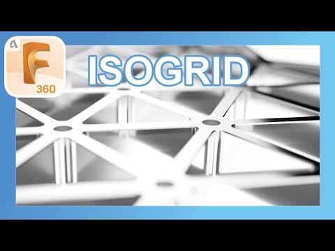 How To Model An IsoGrid in Fusion 360 | Parameter Based IsoGrid Tutorial | #fusion360