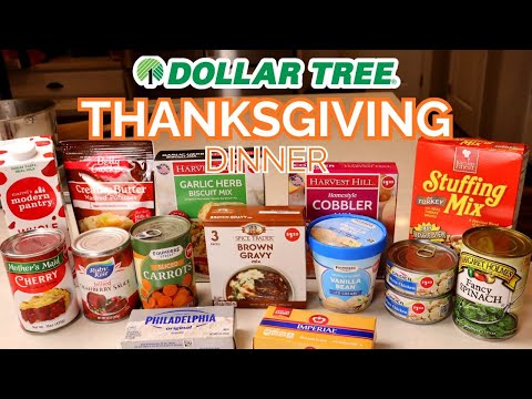 $20 Dollar Tree Thanksgiving...Can I Top Last Year’s Dinner?