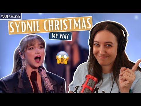 SYDNIE CHRISTMAS - My Way BGT 2024 | Vocal Coach Reaction (& Analysis) Jennifer Glatzhofer