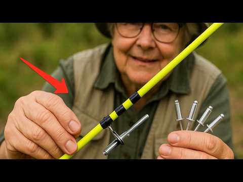 A 60 Year Old Fisherman's Homemade Idea Shocked Fishermen! Fishing Rivets