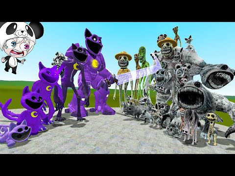 주노말리 몬스터 총출동 파워대결!! 파피플레이타임3 몬스터와 배틀! 누가 가장 강할까?  애니메이션 상황극 [꿈토이 꿀잼 리액션]