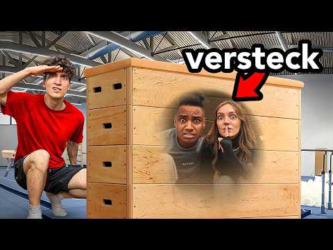 EXTREM HIDE & SEEK in der Turnhalle! 🤸🏼 (ft. Kathi, Rick, Tom)