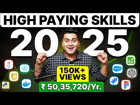 Top 10 HIGH PAYING Tech Skills in 2025 | Salaries, Job Role, Companies, Roadmaps 🚀