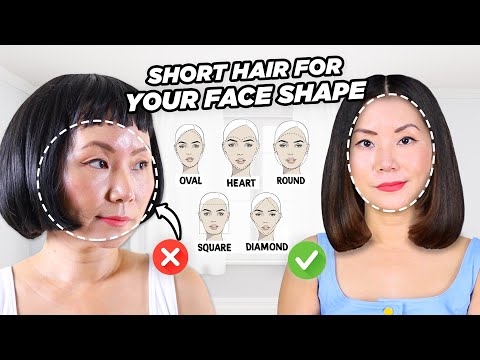 What short hair style suits you (or not) according to your face shape