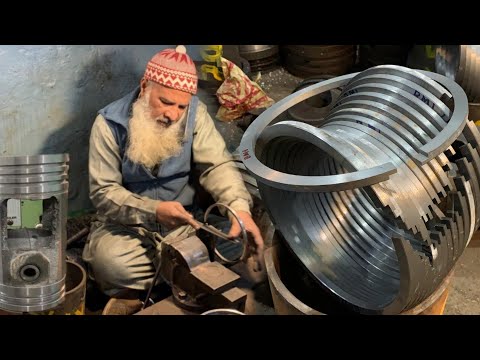 How Large Piston Rings are Made || Complete Manufacturing Process of Piston piston Rings