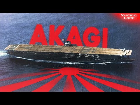 The Sinking of IJN Akagi at The Battle of Midway