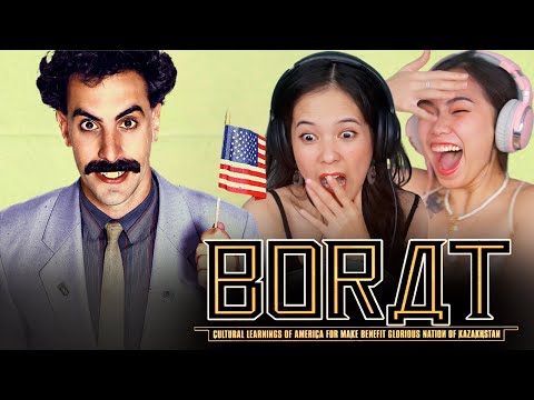 Foreign Girls React | Borat | First Time Watch