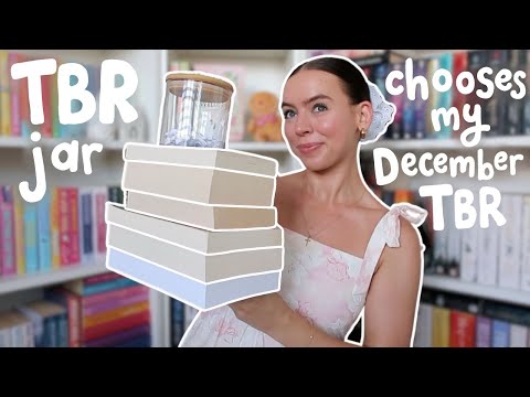TBR prompt jar chooses my reads for December! 🫙📚 *December TBR*