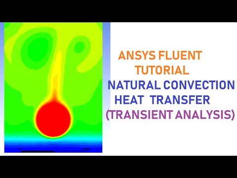 ANSYS Fluent Tutorial: Natural Convection Heat Transfer 2D Transient Analysis on a Solid Cylinder