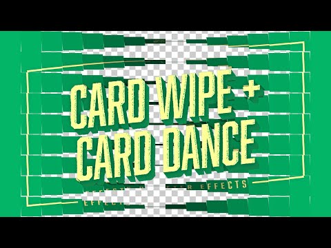 Card Wipe + Card Dance & Holograms | Effects of After Effects