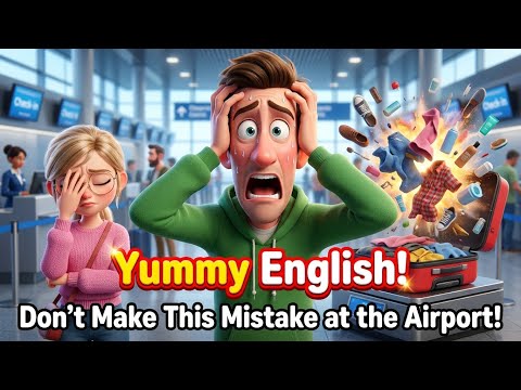 Airport English Conversation Practice | Kevin & Daisy’s Flight Journey