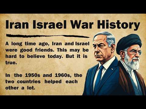 The History of Iran Israel conflict ⚔️ || Learn English Through Story Level 3 Graded Reader 🎧📚