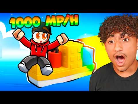 WE BUILT THE FASTEST BOAT IN ROBLOX!